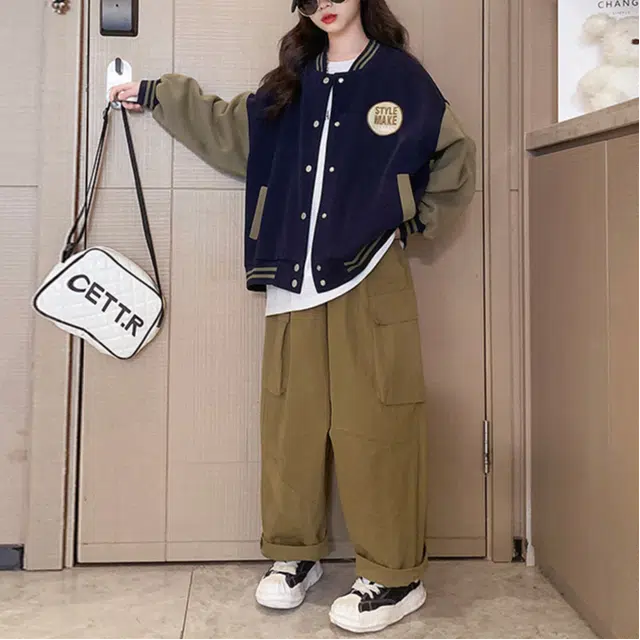 浪莎 百搭时尚舒适柔软棒球服 蓝色青少年
