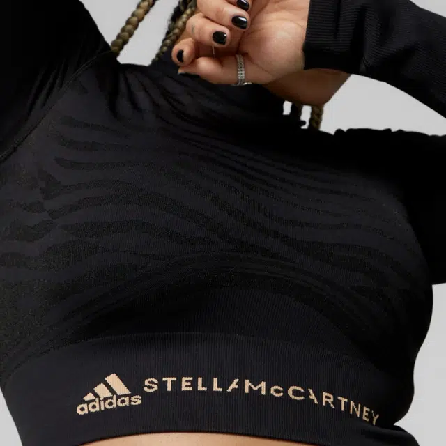 adidas x Stella McCartney SEAMLESS YOGA CROP TOP T