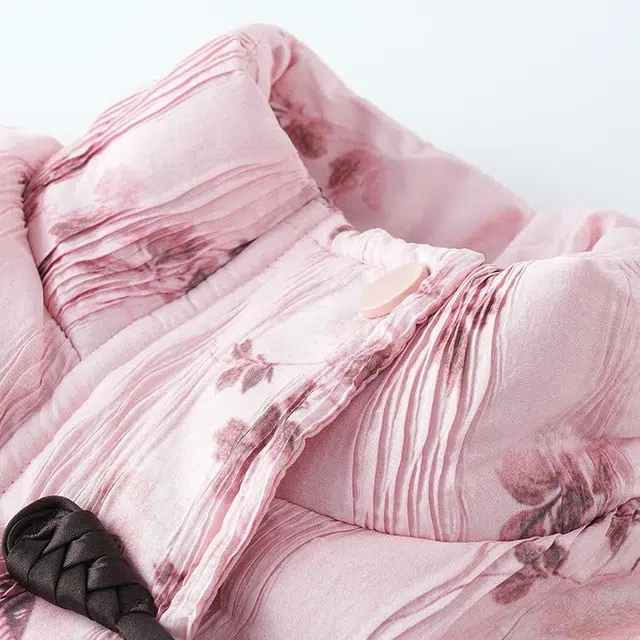 玛米玛卡 舒适亲肤柔软长袖羽绒服 粉色 中小童