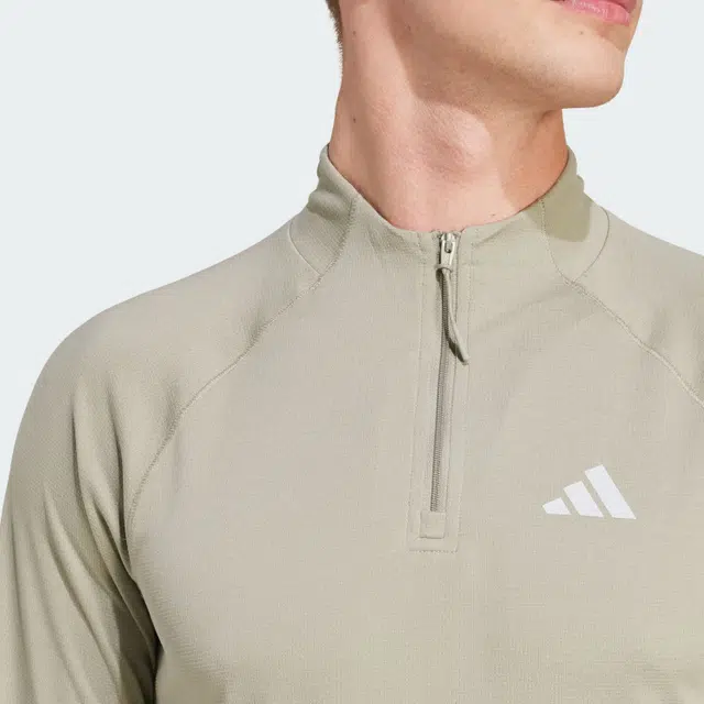 adidas Gym+AEROREADY BRANDLOVE 14-ZIP SHIRT T