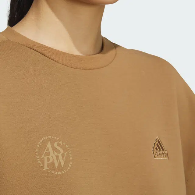 adidas Lounge CREW SWEATSHIRT Logo