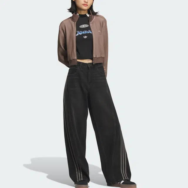 adidas originals TRACK TOP SS25 CROP Logo