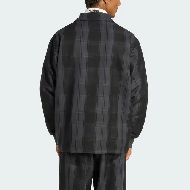 adidas originals Firebird FW25 ALL BLACKS PLAID TRACK TOP
