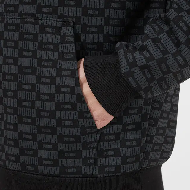 Puma Luxe Aop Hoodie Logo
