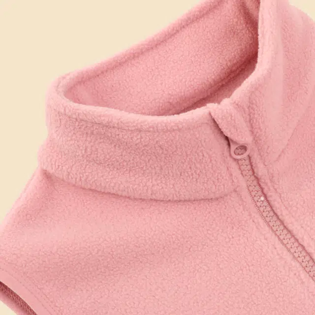 大童 红豆 纯色柔软亲肤舒适马甲 玉粉