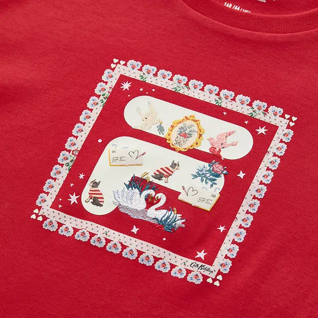 FILA KIDS x Cath Kidston T WHITE LINE