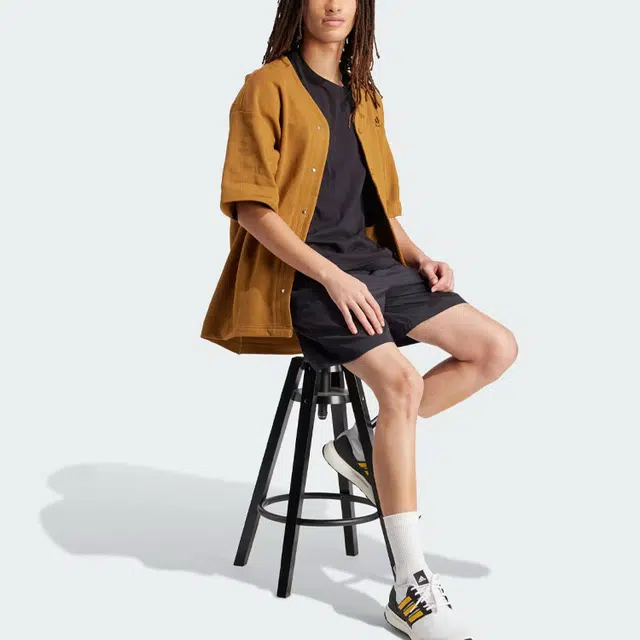 adidas LOUNGE PIQU TERRY BASEBALL SHIRT V