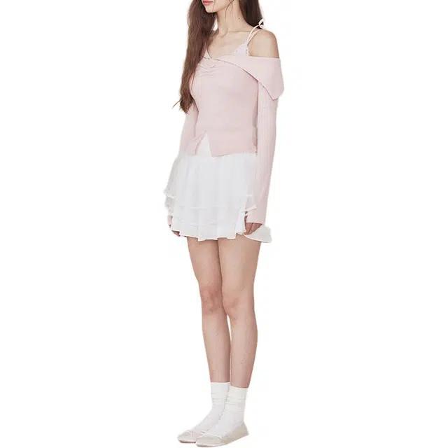 NOT YOUR ROSE FW24 Bunny top set T PINK