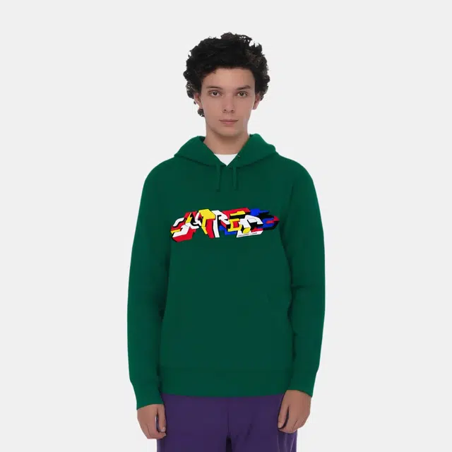 Supreme FW19 Week 7 Delta Logo Hooded Sweatshirt logo