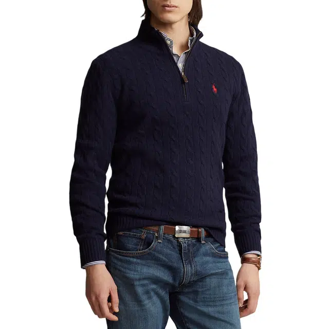 Polo Ralph Lauren Half-Zip Sweater Navy