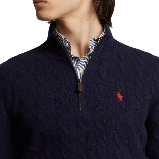 Polo Ralph Lauren Half-Zip Sweater Navy