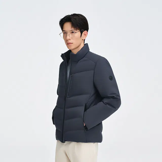 波司登 短款纯色休闲羽绒服 男款