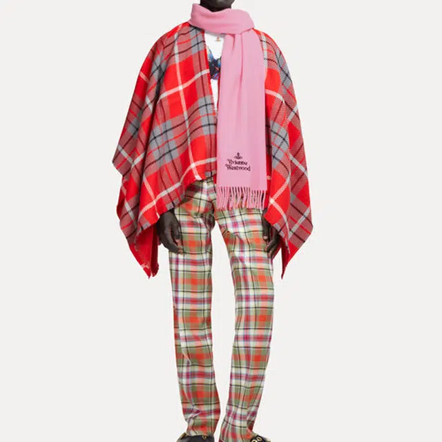 Vivienne Westwood Wool Scarf Pink