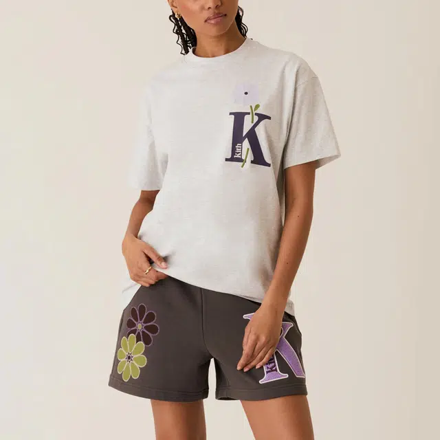 KITH Flocked Bouquet Vintage T