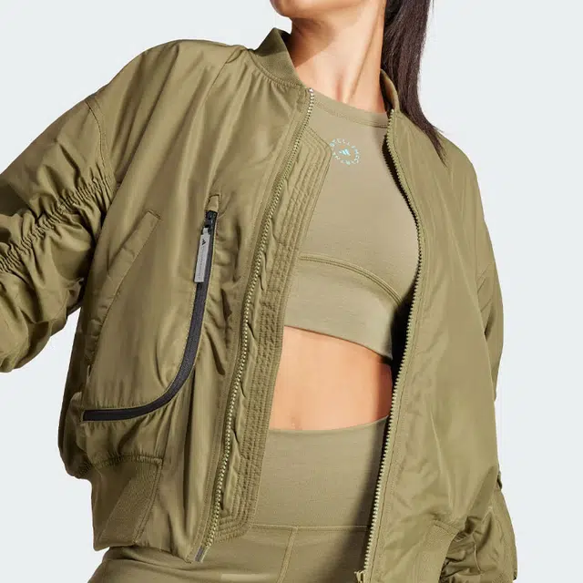 adidas x Stella McCartney Sportswear Woven Bomber Jacket Logo
