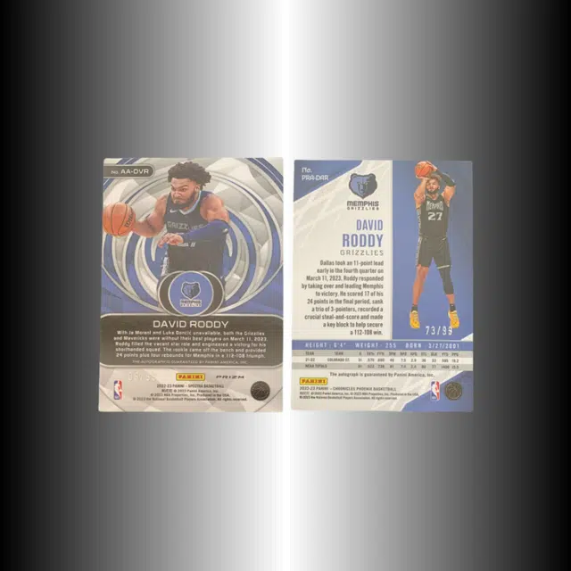 PANINI 2022-23 RC 0699 + 7399