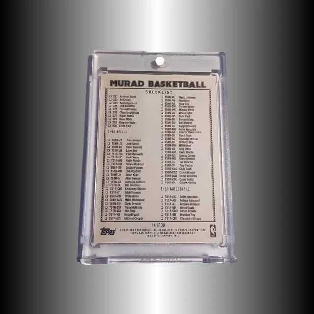 Topps 2009 Murad