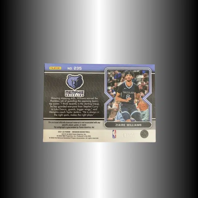 PANINI 2021-22 RC 1499 RJA