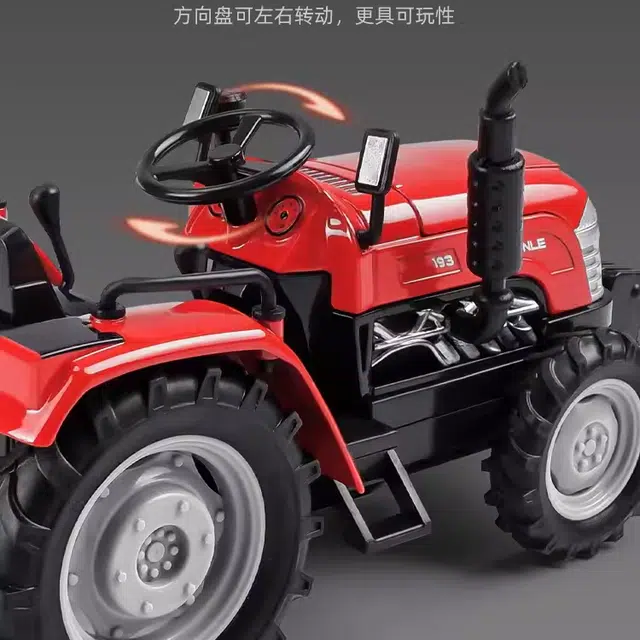 卡威 合金拖拉机 手扶农夫车 成品模型