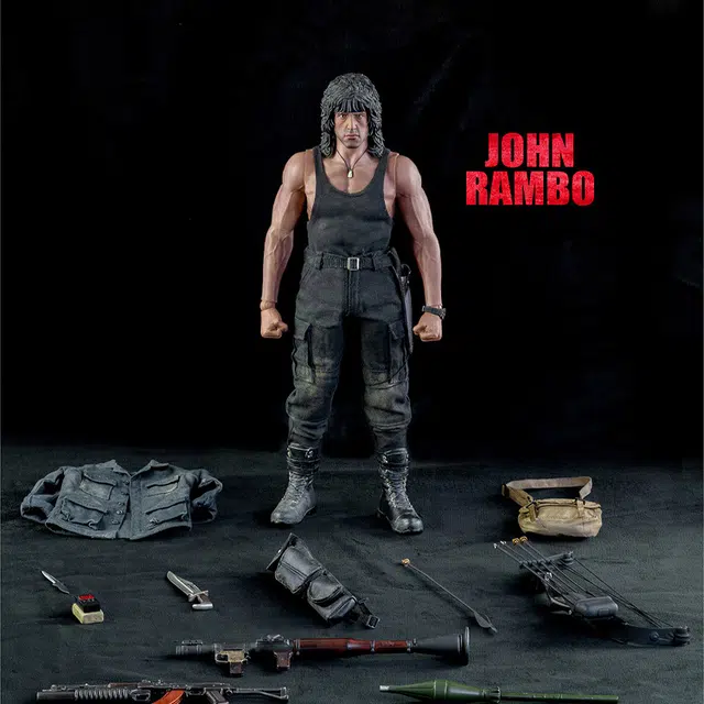 threezero 3 john rambo 16 30cm