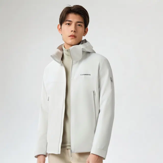 波司登 时尚休闲连帽长袖羽绒服 男款