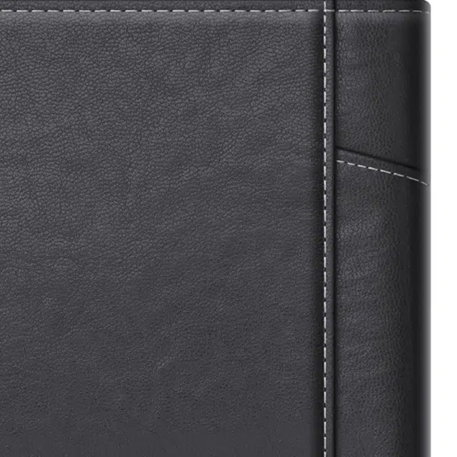 Playboy Embossed Leather Wallet Black