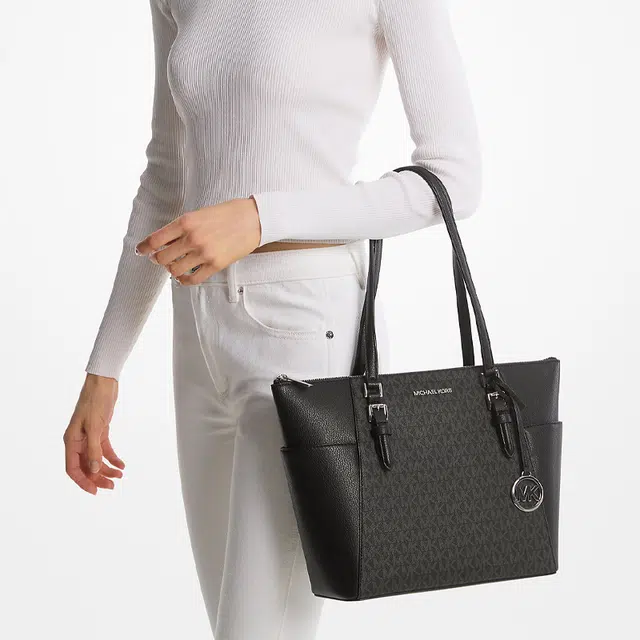 MICHAEL KORS MK Charlotte LOGO Tote