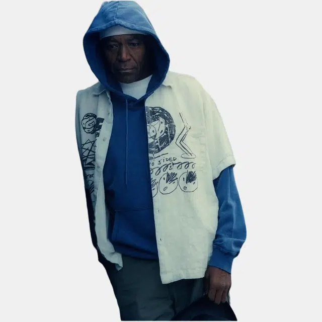 POLAR SKATE CO SS25 Surf Logo Acid Frank Hoodie