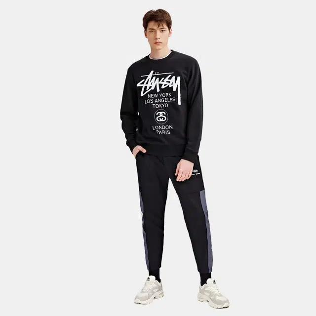 Stussy World Tour Crewneck Sweatshirt