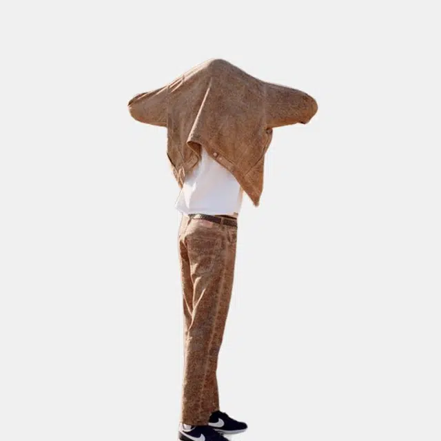 Stussy x Levi's FW23 Jacquard Jacket Brown