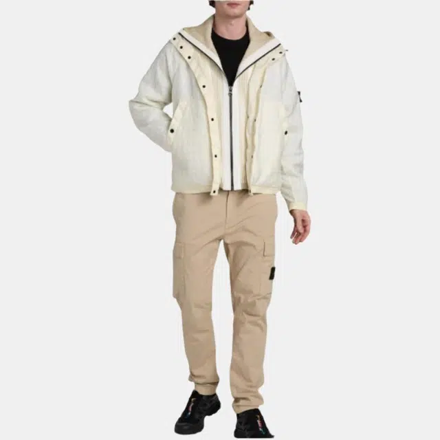 Stone Island Badge Cotton Jacket