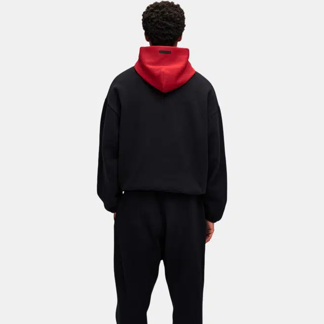 Fear of God Essentials x NBA Pullover Hoodie Black/Red