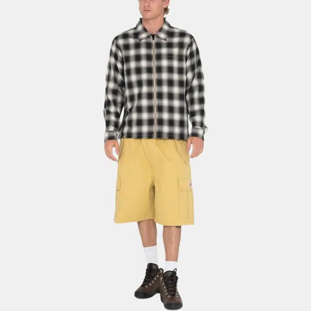 Stussy Eddie Plaid Zip Shirt