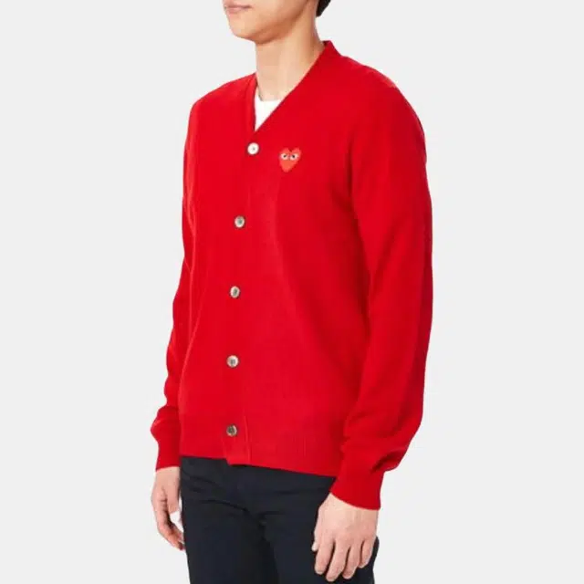 CDG Play V-Neck Sweater