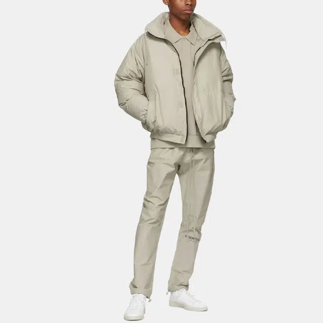 Fear of God Essentials Puffer Jacket Olive