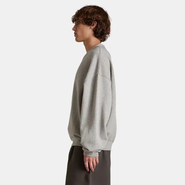 Fear of God Essentials SS24 Crewneck Sweater Dark Heather Oatmeal