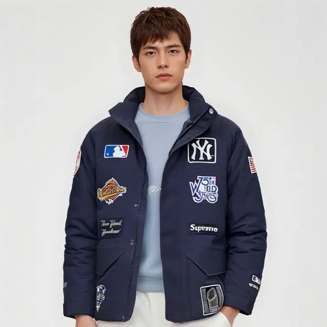 Supreme x MLB FW21 logo
