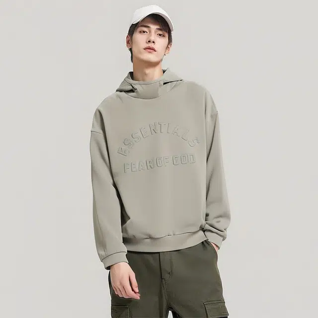 Fear of God Essentials SS24 drop2 Nylon Fleece Hoodie Seal
