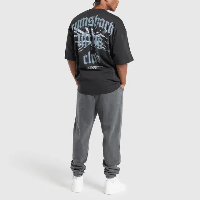 GYMSHARK Union Jack Lifting Club T