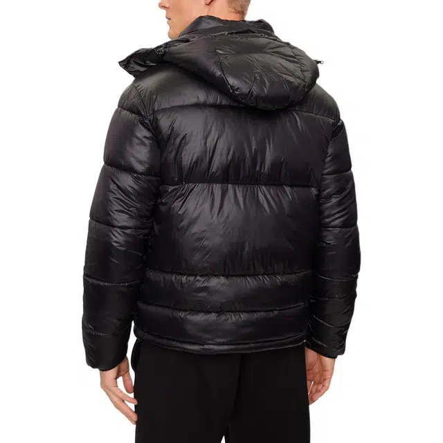 Emporio Armani EA7 Logo Hoodie Jacket Black