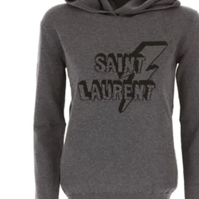 SAINT LAURENT Hoodie Grey