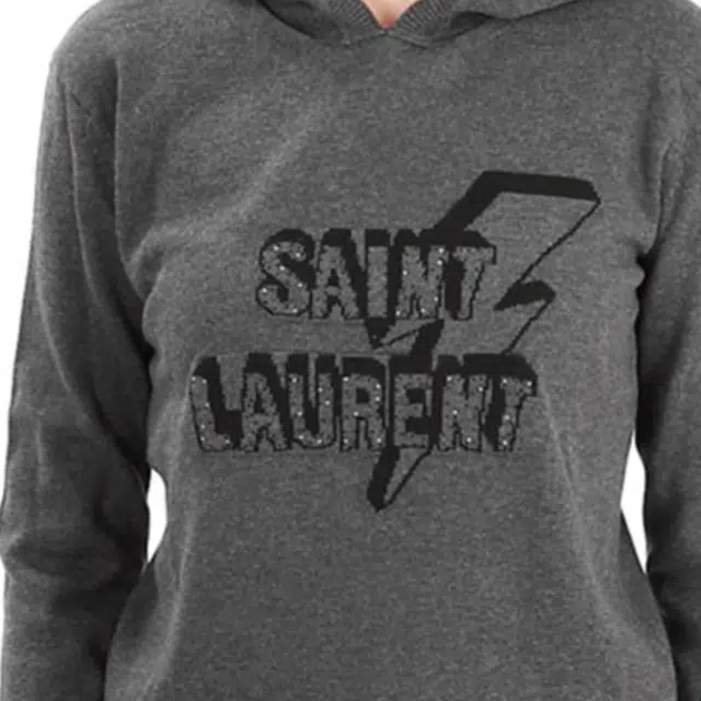 SAINT LAURENT Hoodie Grey