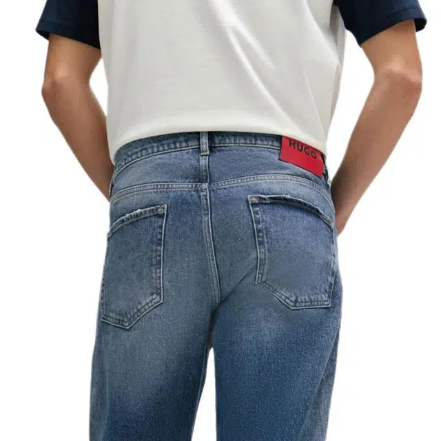 HUGO BOSS Stretch Denim Baggy Jeans