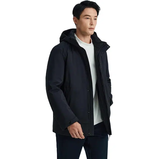 迪柯尼 时尚户外保暖连帽羽绒服 男款