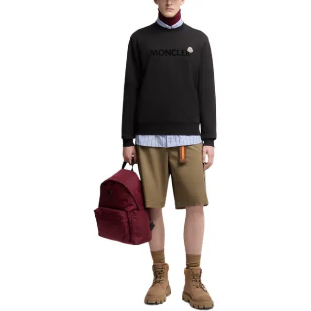 Moncler Logo Cotton Sweatshirt Logo
