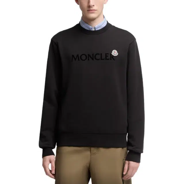 Moncler Logo Cotton Sweatshirt Logo