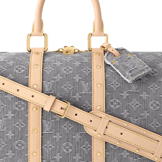 LOUIS VUITTON keepallBandoulire T 45 Monogram Denim