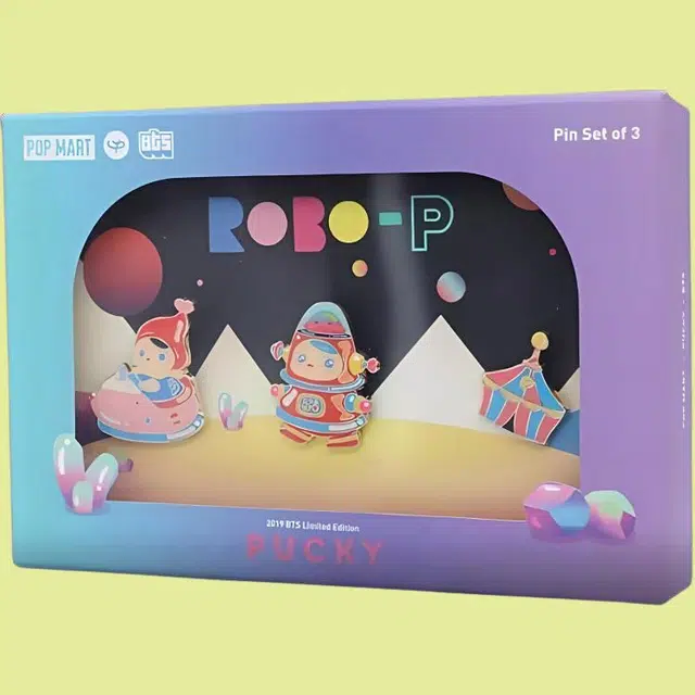 POP MART PUCKY BTS Badge