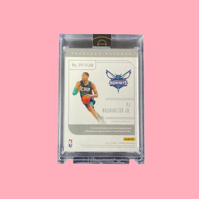PANINI 2019-20 PJ 0210 patch RPA RC
