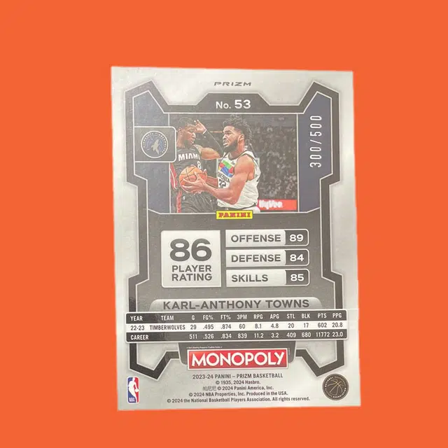 PANINI 2023-24 prizm 300500 mojo